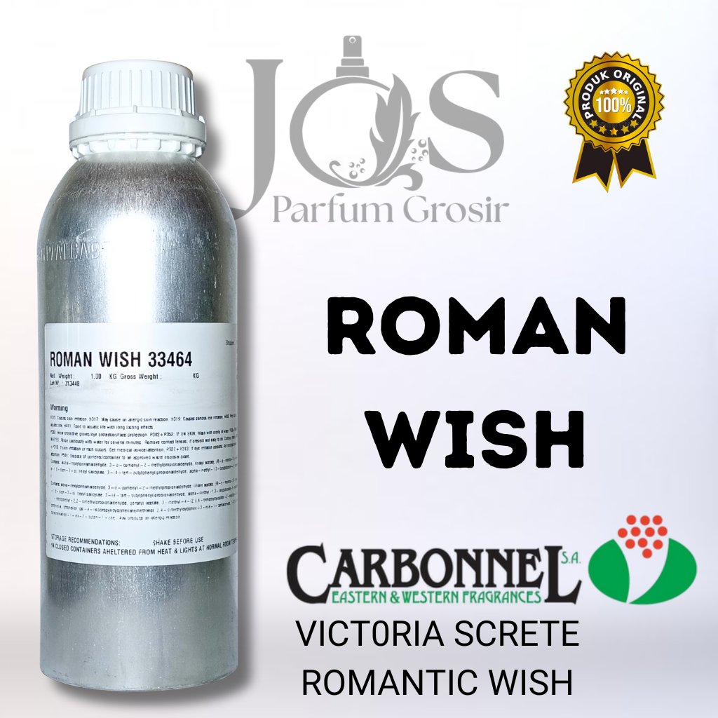 Bibit/Biang Parfum Roman Wish Produk CARBONNEL / CARBONEL Packing Segel 1Kg