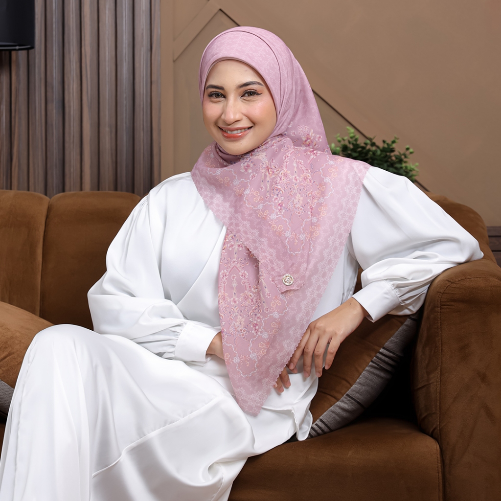 Umama Scarves Box - Kerudung Motif Hijab Segi Empat Premium Umama Scarves (include box)