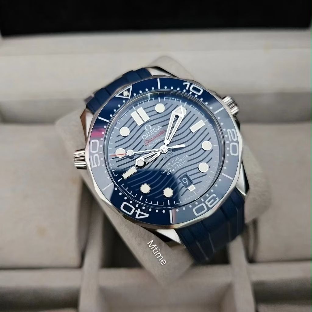JAM OMEGA SEAMASTER DIVER 300M CERAMIC BEZEL AUTOMATIC 42MM ORIGINAL