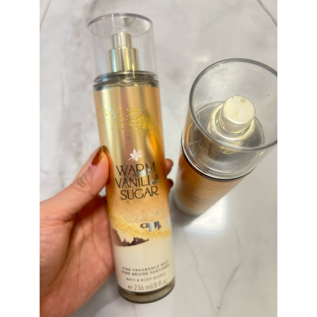 Parfum BBW Warm Vanilla Sugar Fine Fragrance Mist 236ml Original