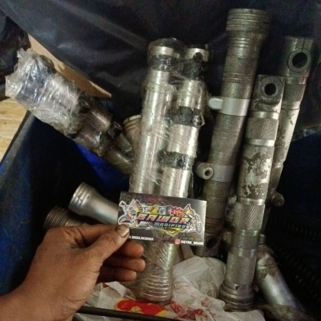 shok depan ninja r bottom ninja rr bubutan