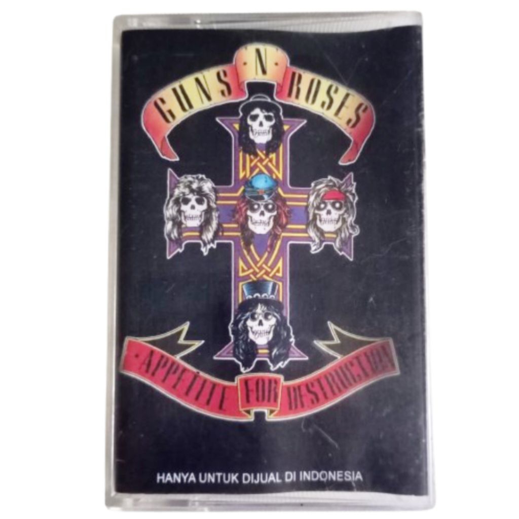 kaset pita - Guns N' Roses - Appetite For Destruction