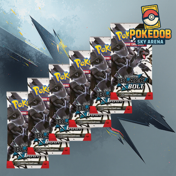 Pokemon English Black Bolt Booster Pack - Kartu Pokemon English Card TCG