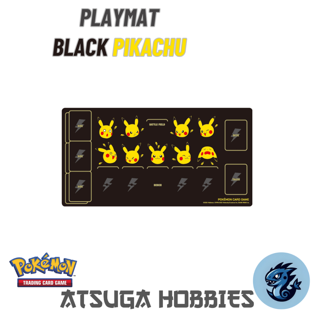 Playmat Pokemon Black Pikachu - 9426112