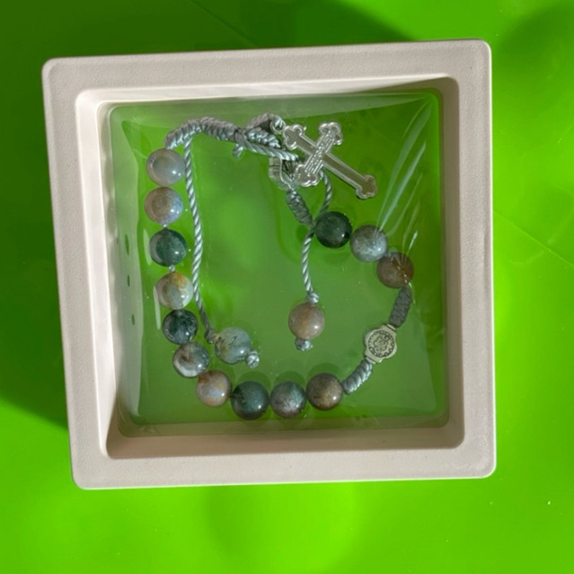 gelang rosario batu alam gelang rosario gelang kristen katolik