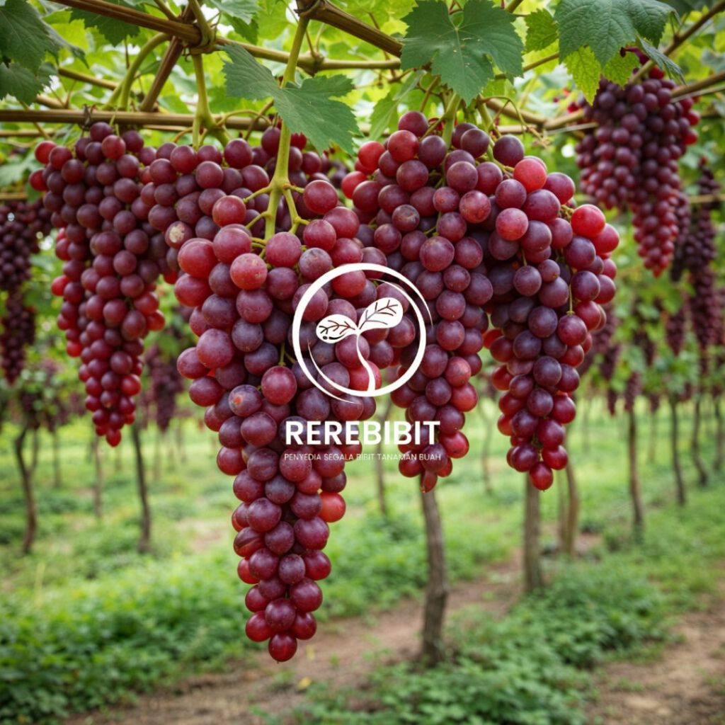 Bibit Anggur Import Red Master Super Manis hasil cutting