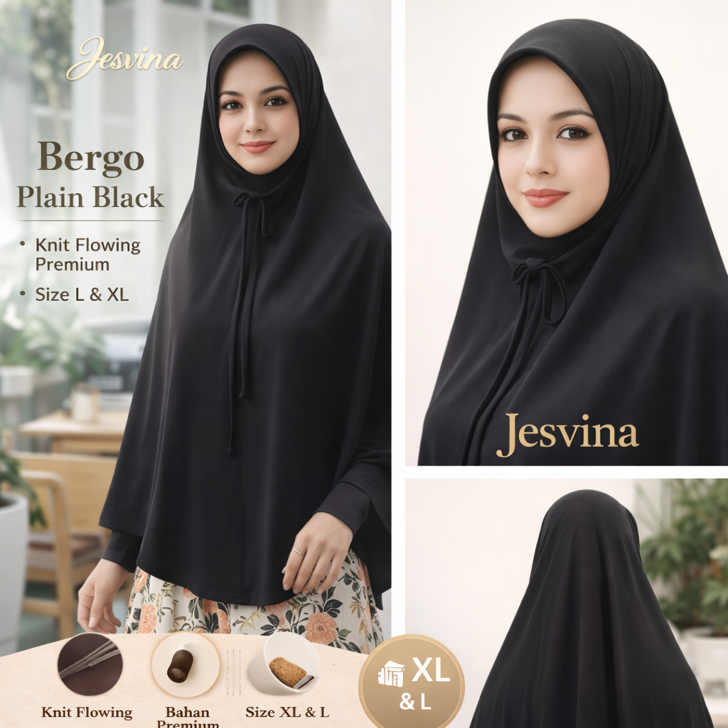 Jesvina Hijab Dagu Super Jumbo – Jersey Premium