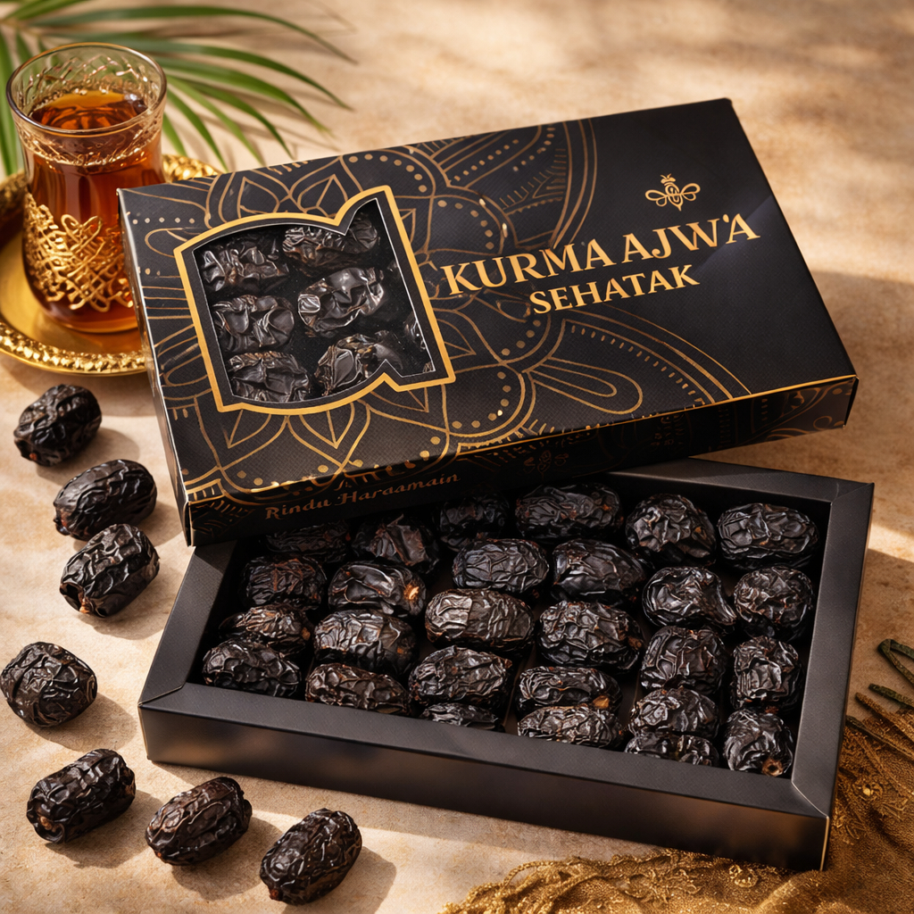 Kurma Nabi Exlusive Premium / Kurma Ajwa Sehatak VIP 500gram
