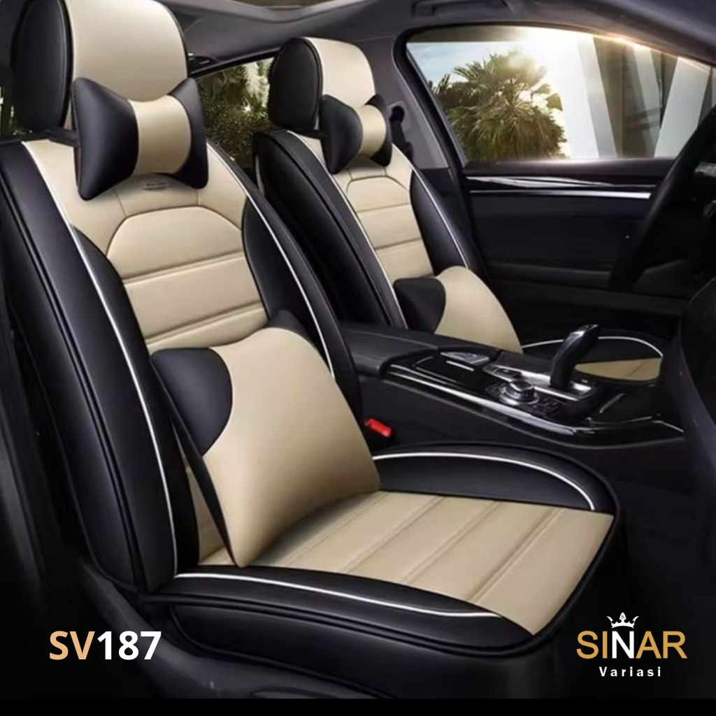 SINAR VARIASI JOK MOBIL Sarung Jok Mobil Mobilio Xenia Rush Xl7 Calya Avanza Veloz Sigra Terios Brv 