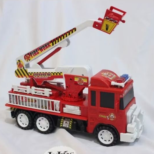 Mainan Anak Mobil Pemadam Kebakaran Friction GBK 3014 FR / Fire Truck