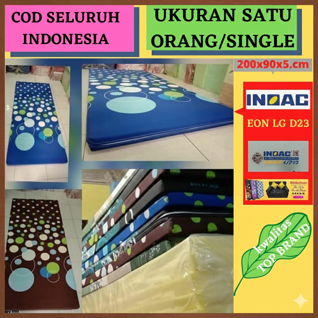 Kasur Busa Inoac EON LG D23 Ukuran 200 X 90 X 5 cm Kasur Busa Inoac Termurah 100% Original INOAC