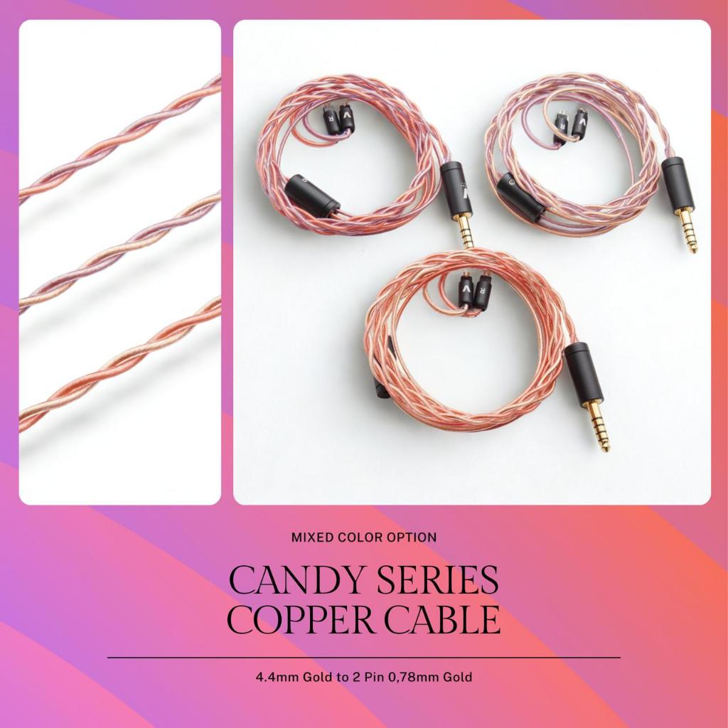 Verus Audio Candy Series OFC Copper 4 Braids Coaxial