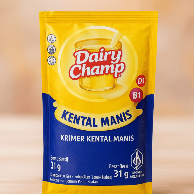 Susu Kental Manis Dairy Champ Sachet 37gr