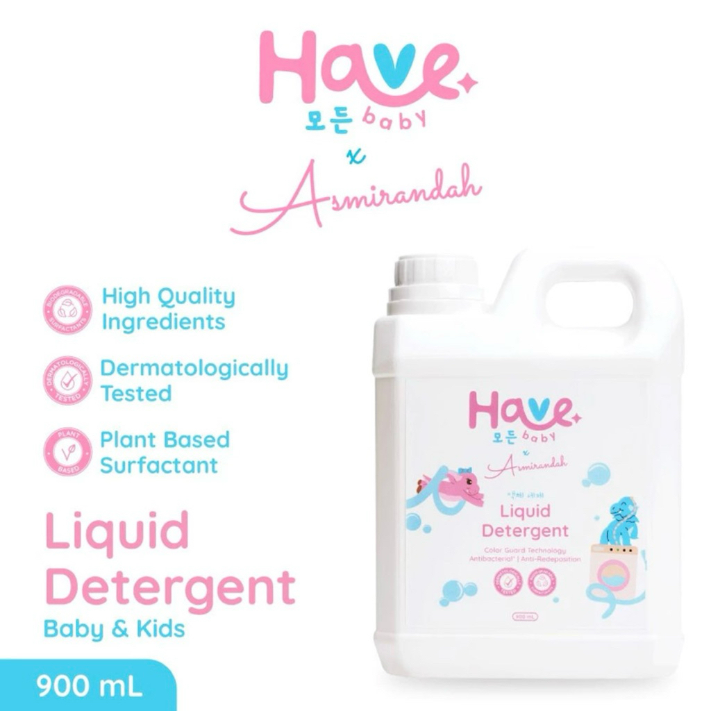 [HARGA FLASH SALE 2.2] ~ HAVE BABY LIQUID DETERGENT 900 ML ORIGINAL 100%