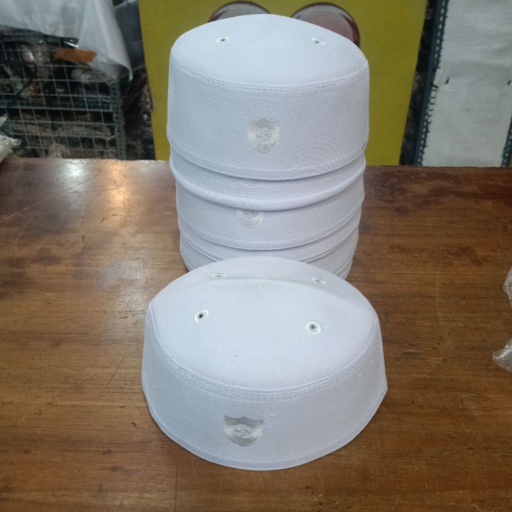 Peci Putih Peci Malaysia Super Peci Haji ( Grosir 20pc / 1 kodi )