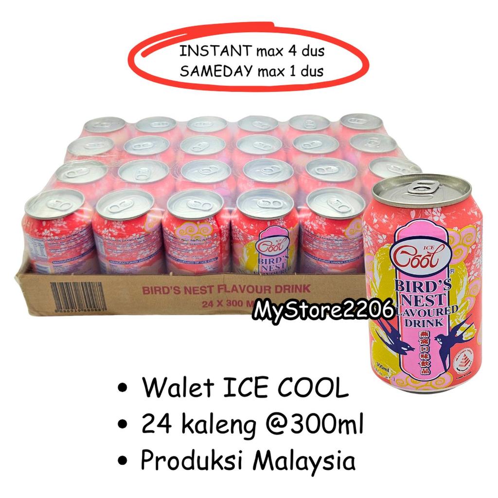 Minuman Kaleng Sarang Burung Walet merek Ice Cool Bird's Nest Drink MINUMAN SARANG BURUNG KALENG BIR