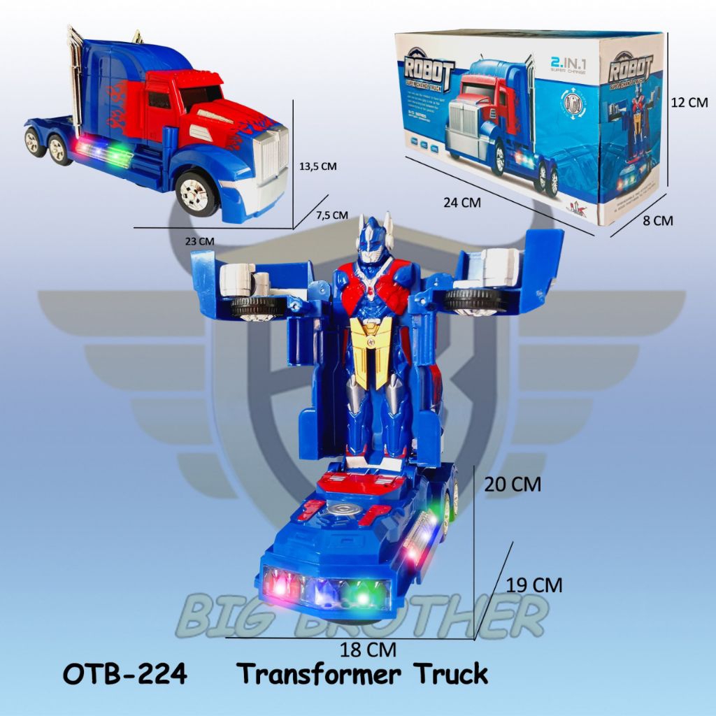Mobil Truck Otomatis Transform Optimus Prime