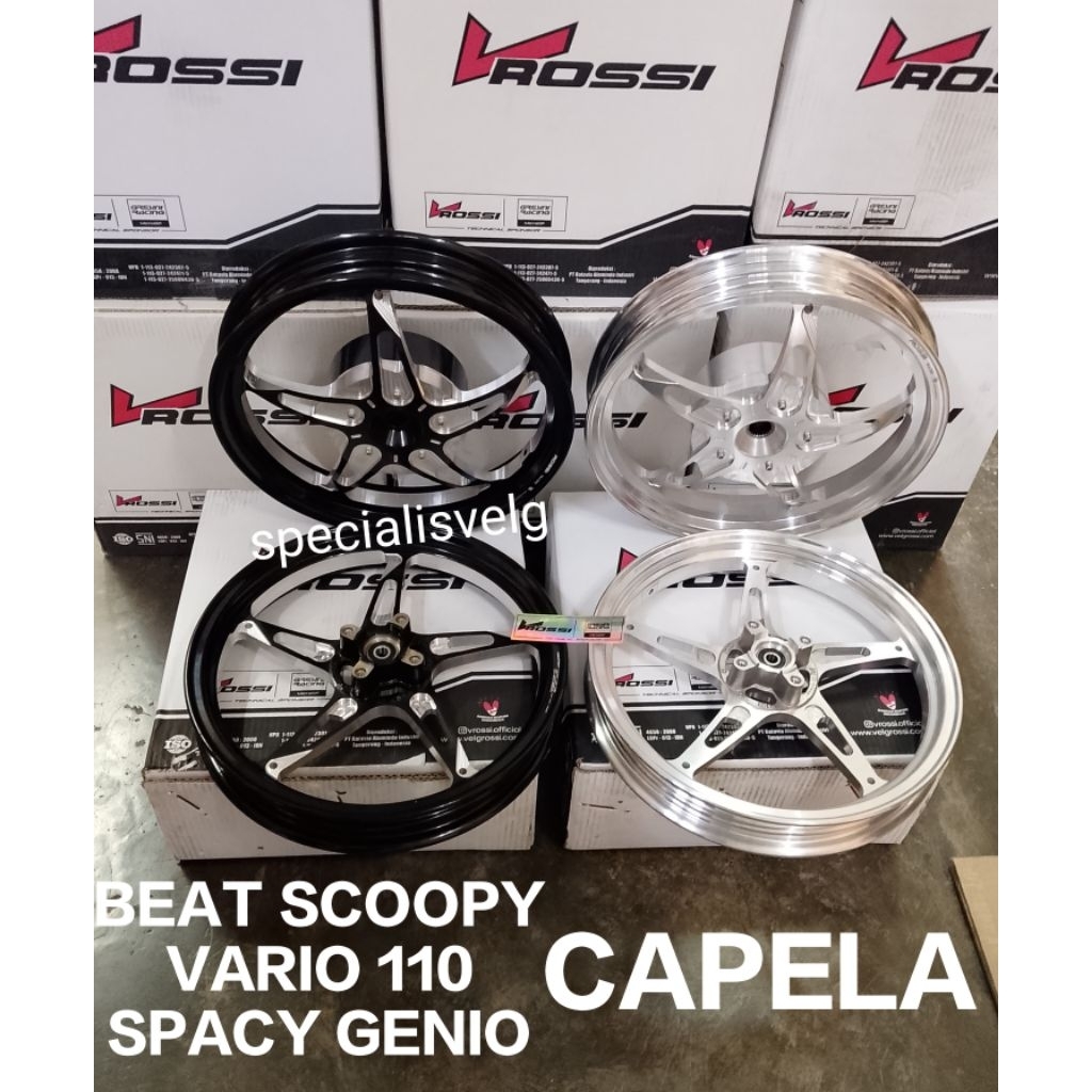VELG PELAK BINTANG LAUT V ROSSI CAPELA BEAT KARBU/FI/ESP/DELUXE/POP SCOPPY FI/KARBU/KOJ VARIO 110 KA