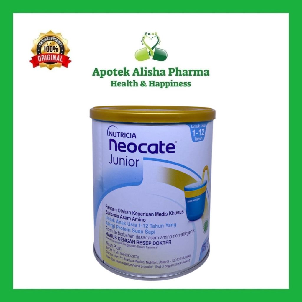 Nutricia Neocate Junior 400gr - Susu Pertumbuhan Alergi Susu Sapi