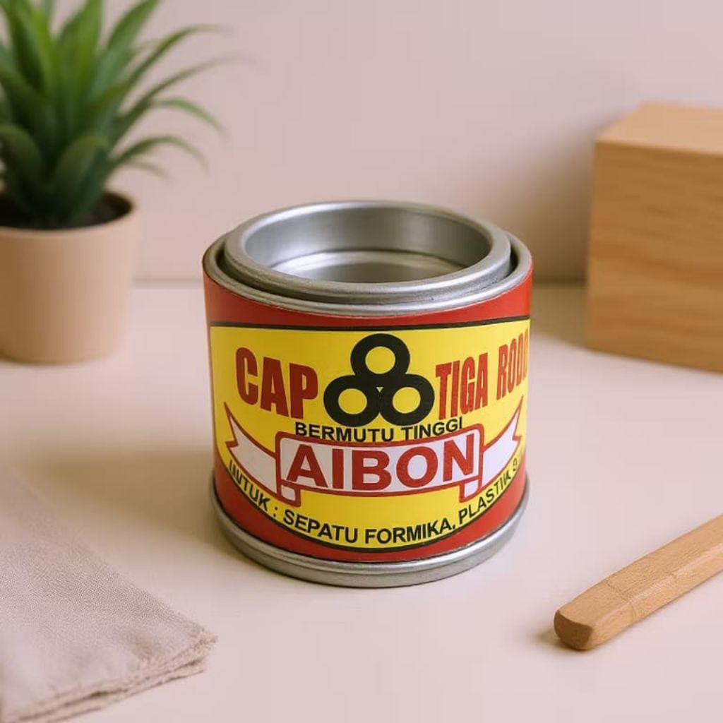 LEM AIBON CAP TIGA RODA LEM AIBON KALENG KECIL