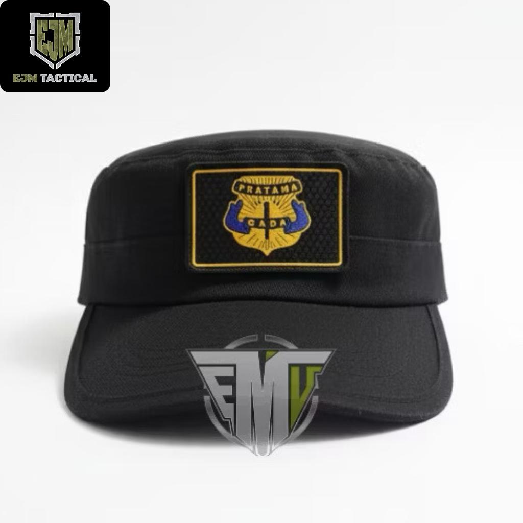 TOPI SATPAM KOMANDO RUBBER