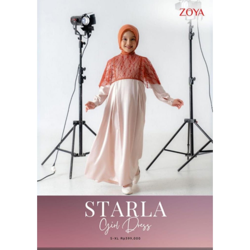 Starla Girl Zoya - Gamis Anak - Sarimbit