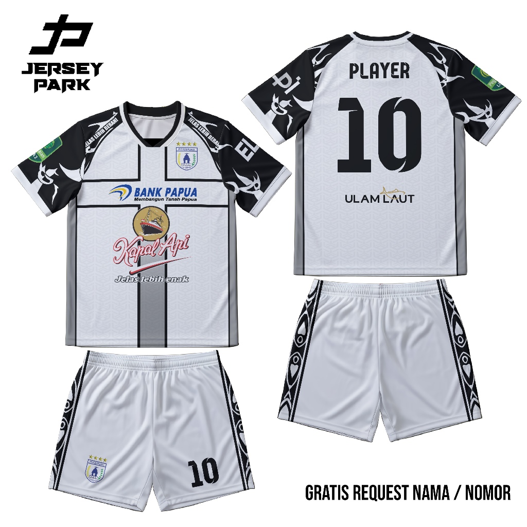 Jersey Persipura 2025/2026 Home Away Gratis Namaset