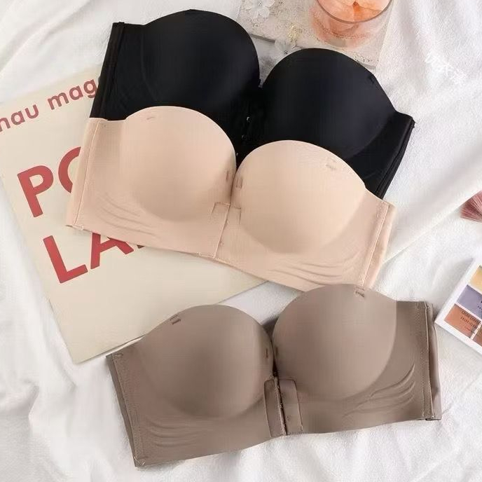 TF Pakaian Dalam Bra Wanita Push Up Tanpa Kawat Model Bra 2in1 Cup Busa Tebal BRA108