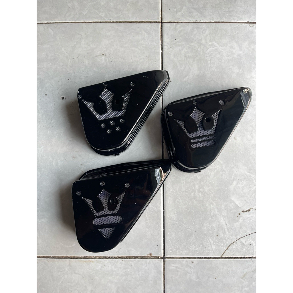 TUTUP BOX FILTER BAGIAN KIRI RX KING CUSTOM MAHKOTA