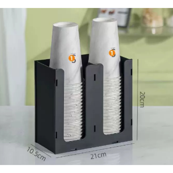 Rak Paper Cup 3.5mm Cup Holder Akrilik Complete Organizer Paper Cup Organizer Cafe