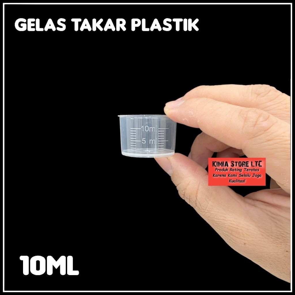 CUP OBAT 10ML ( 100PCS ) / CUP TAKAR OBAT 10ML ( 100PCS ) / TAKARAN OBAT 10ML FOOD GRADE (PP) Measur