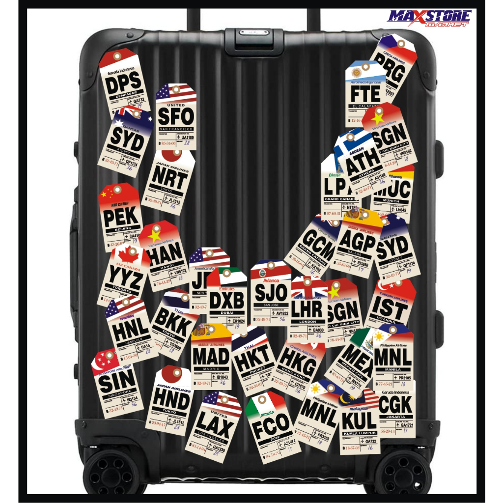 sticker koper / sticker koper travel / boardingpass sticker / sticker koper boardingpass / travel st