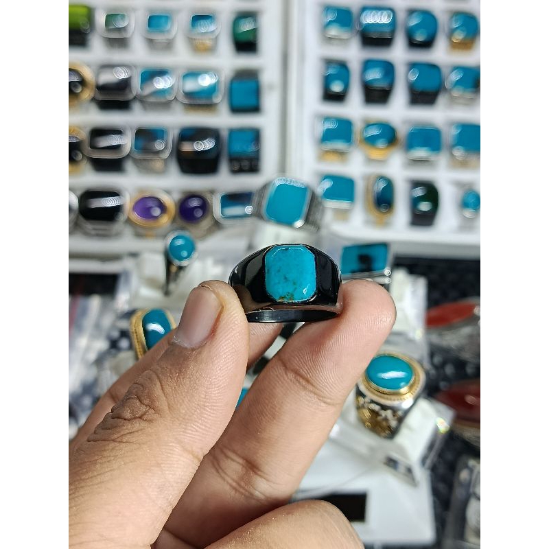 Cincin batu bacan doko natural
