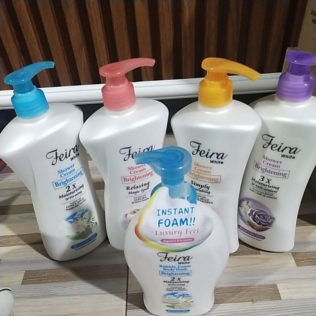 feira white shower cream brightening 1000/800ml