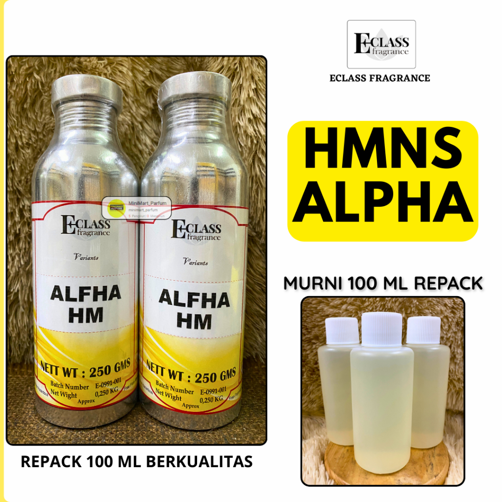 Bibit Parfum Hmns Alpha Repack 100 ML MURNI Eclass Fragrance