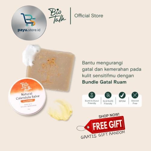 Biotalk Bundle Gatal dan Ruam | Salep Sabun Melembapkan Bagus Untuk Kulit Gatal Alergi Iritasi Ruam