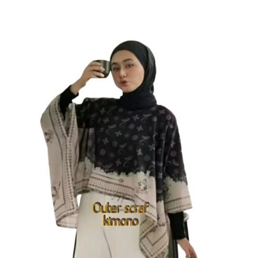 Tally Scarf / Scarf Outer / Outerwear/Outer Kondangan / scarf top blouse