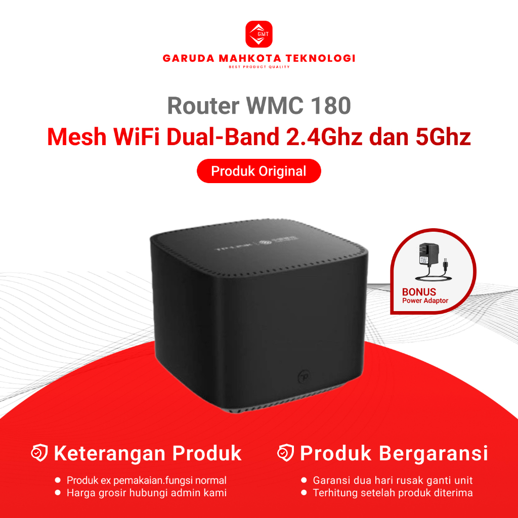 Router Tp-Link TL-WMC 180 Dual-Band 2.4Ghz dan 5Ghz / Router Bekas Original Bonus Adaptor