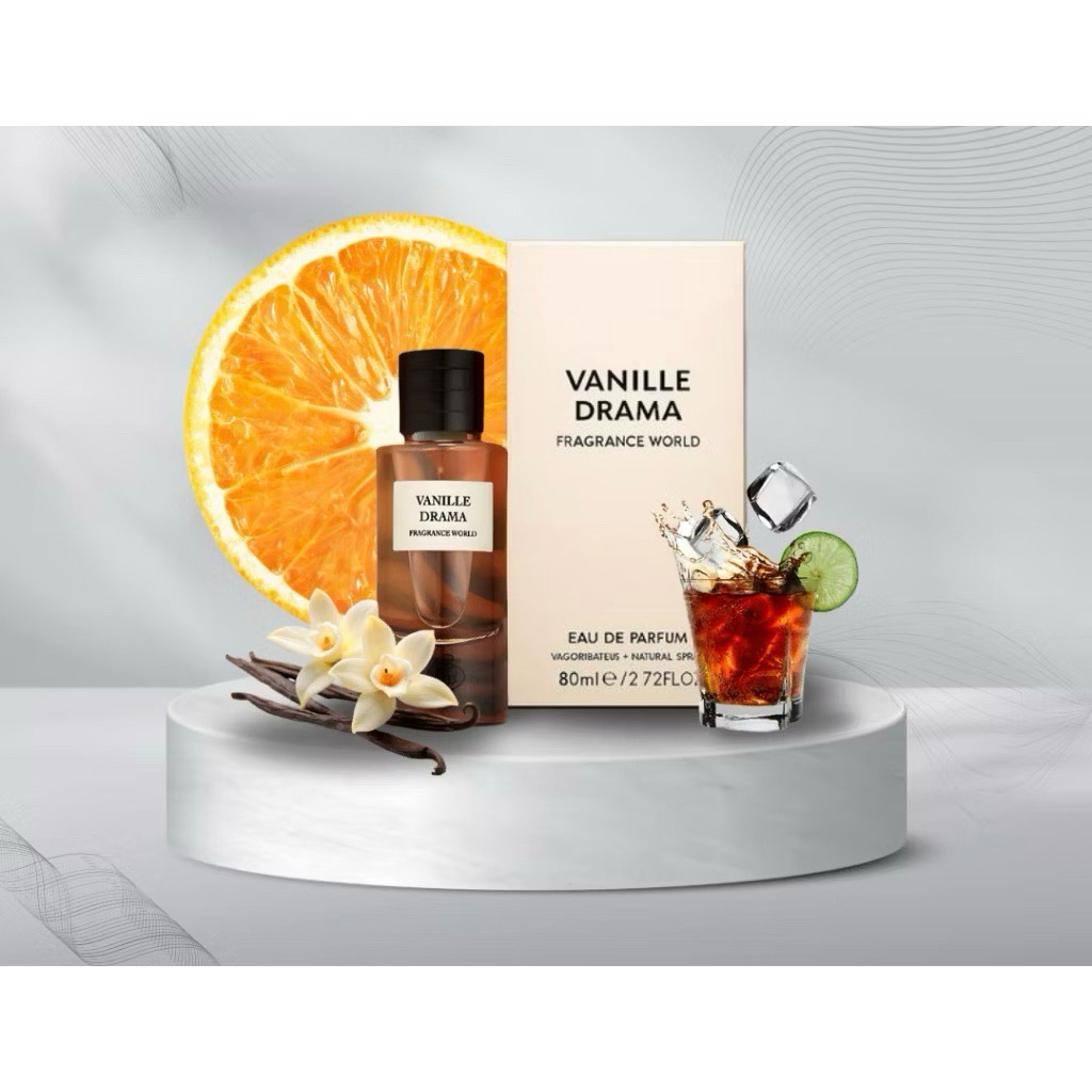 Parfum Fragrance World Vanille Drama Edp 80 ml