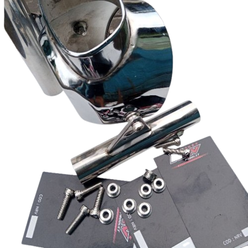 Ganjel batok lampu stainless /ring pemanis batok cd batok cb125 yl twin