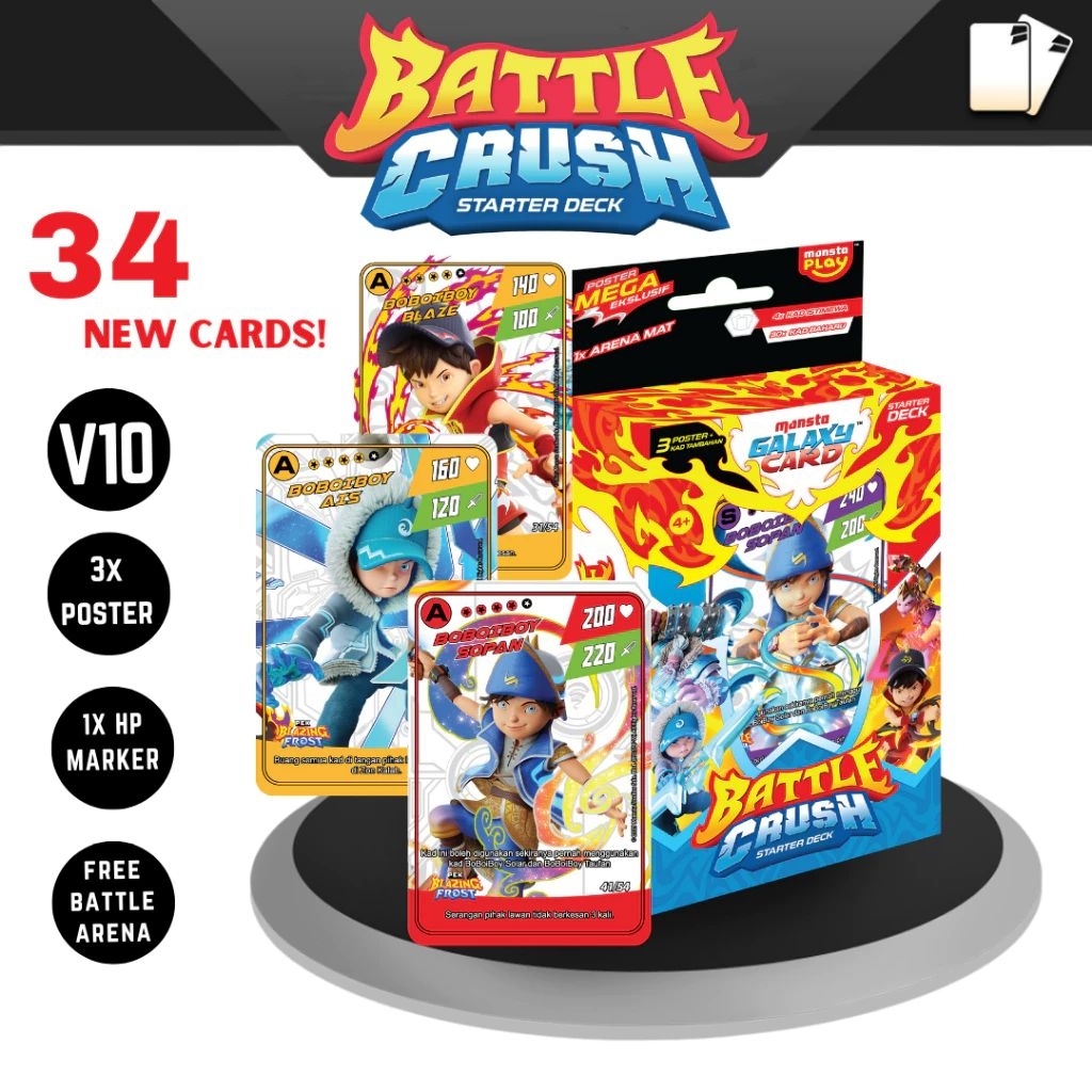 Battle Crush Starter Deck - Boboiboy Monsta Galaxy Card