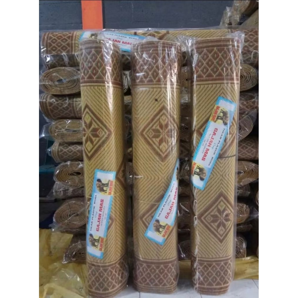 Tikar Gulung Panjang 600cmx120cm Cap Gajah Mas | Tikar Gulung Plastik Panjang | Tikar Gajah Roll