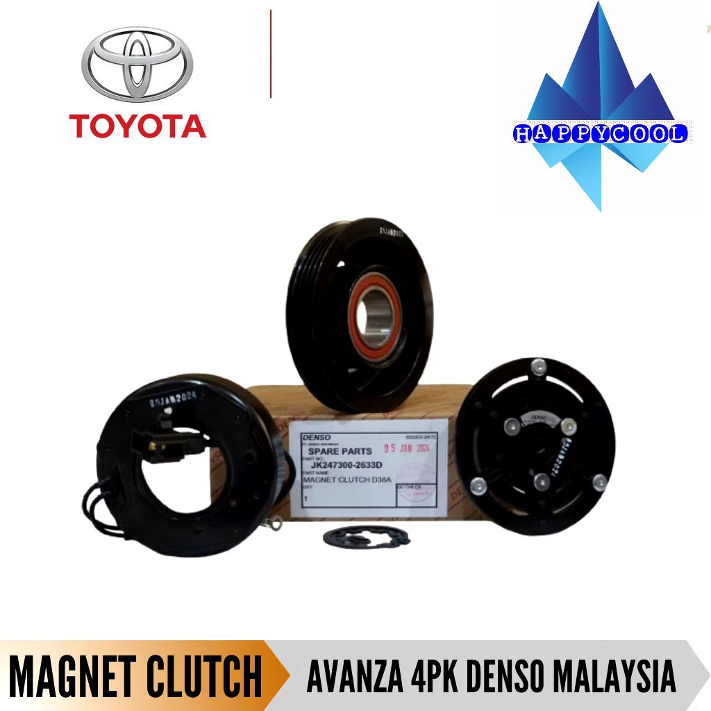 Magnet Clutch Pully Compresor kompresor AC Mobil Avanza lama old 4pk