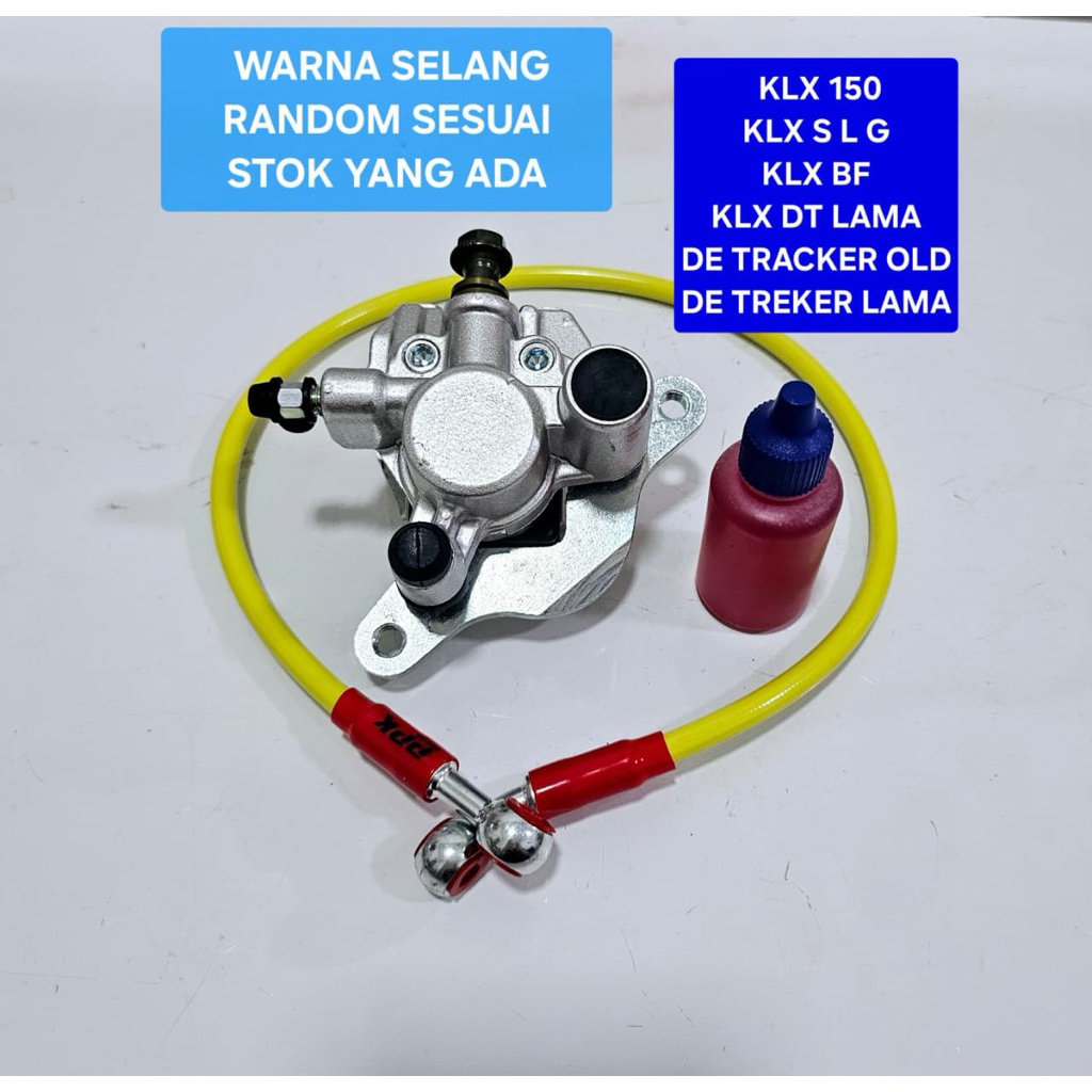 KALIPER CAKRAM BELAKANG PALA BABI KLX 150 KLX S L G KLX BF KLX DT LAMA DE TRACKER TREKER LAMA SET KA