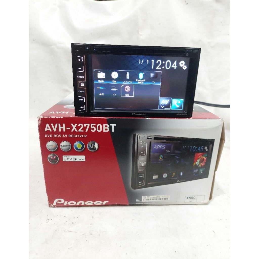Head unit Doubledin Pioneer Avh-X2750BT Bluetooth