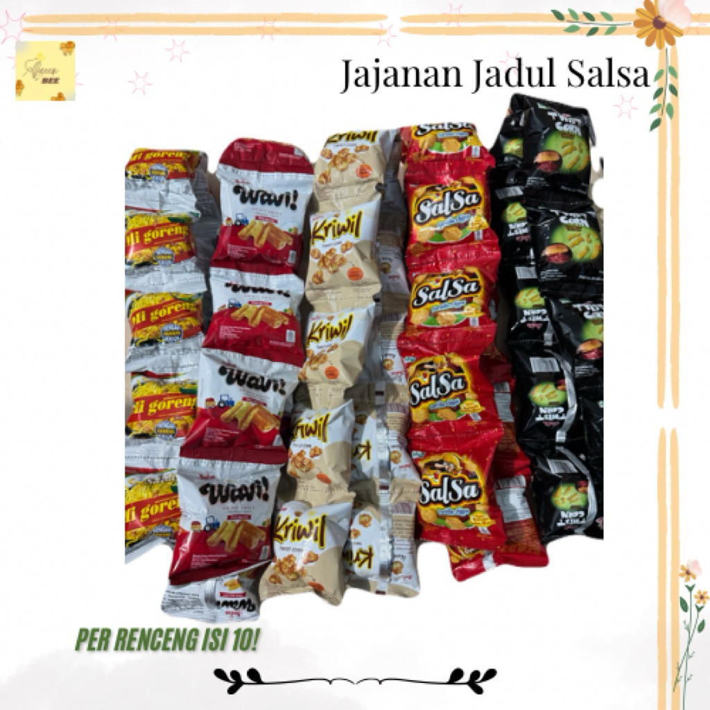 salsa jajanan jadoel  Isi 10 murah salsa seblak, bihun, wavi, twist corn