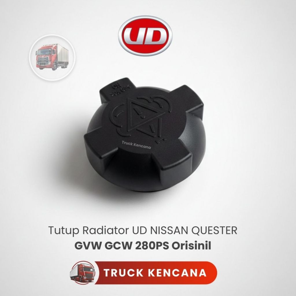 Radiator Cap UD Nissan Quester 280 PS Original Truck Kencana Tutup Tangki Air Radiator Quester CWE 2