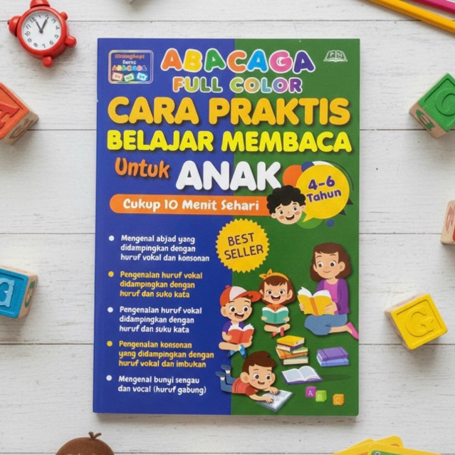 BUKU ABACAGA CARA PRAKTIS BELAJAR MEMBACA