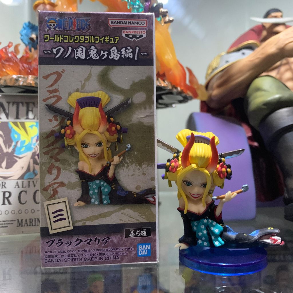 WCF Onigashima Vol.1 Black Maria One Piece Figure | BM Wanokuni Tobiroppo Beast Pirates Kaido Ichiba
