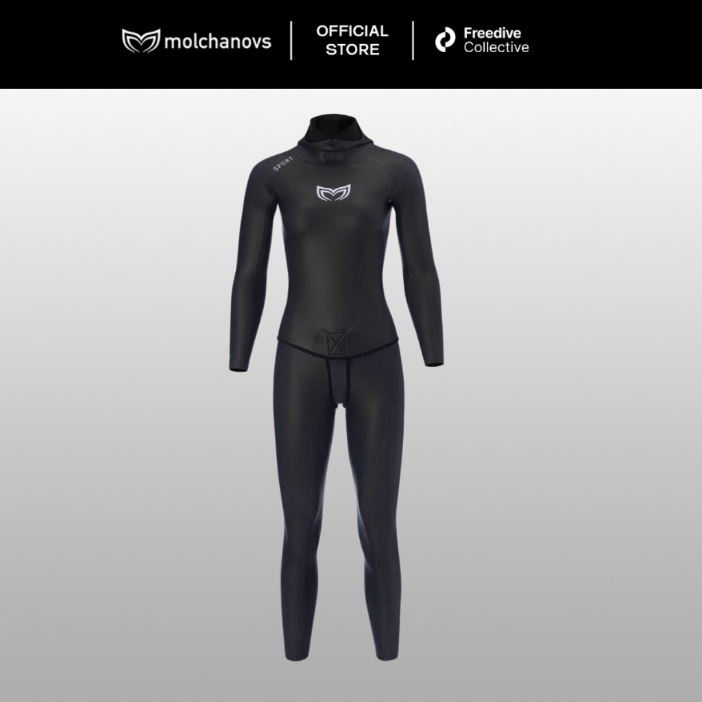 Molchanovs Women's SPORT Wetsuit 1.5mm Glideskin/Inside-Lined / Pakaian Wetsuit Wanita